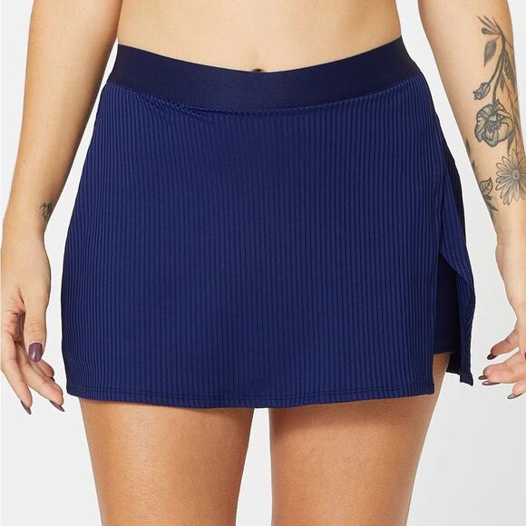Eleven By Venus Williams Can't Stop Won't Stop Skirt Size M - Admiral Navy NWT - Picture 1 of 5